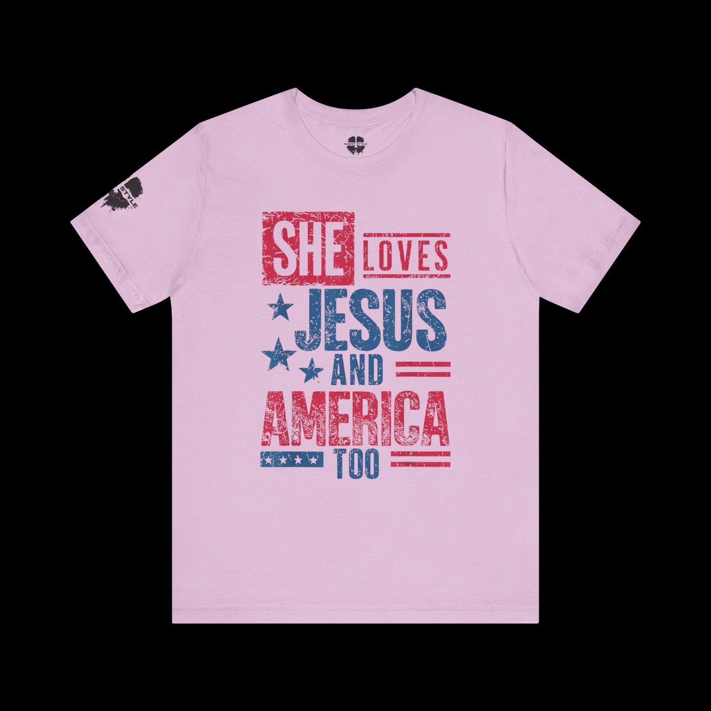She Loves Jesus and America Tee