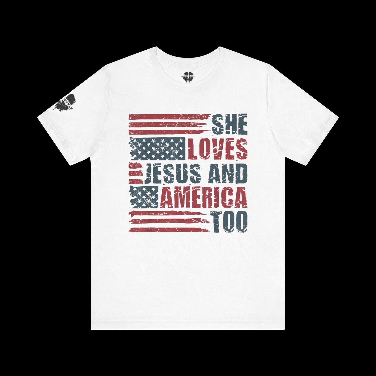 She Loves Jesus and America Tee