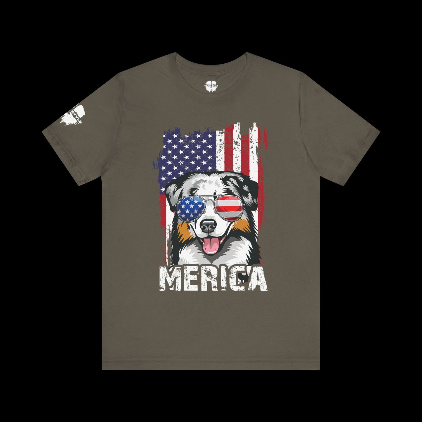 Merica Australian Shepherd Tee