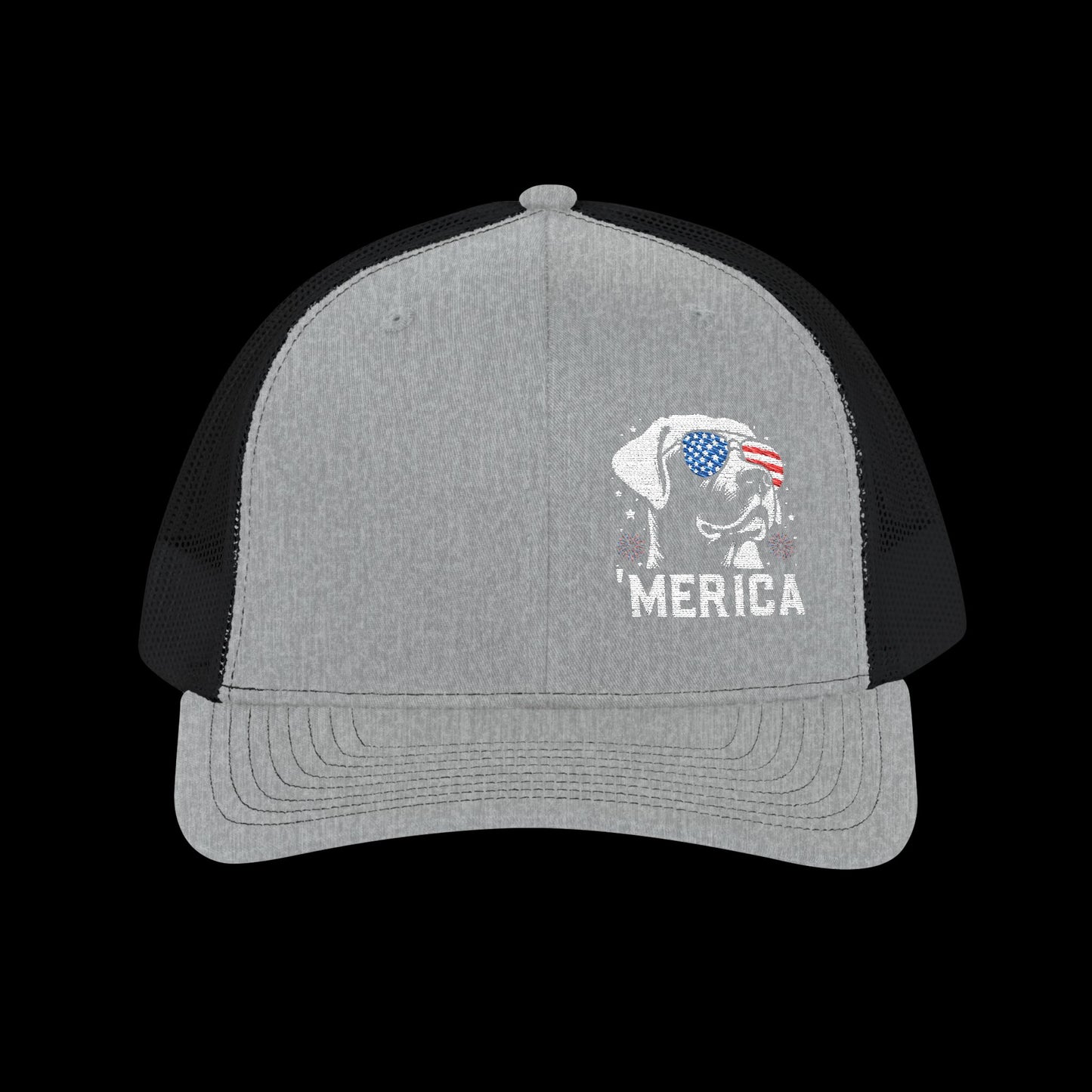 Embroidered "Lab 'Merica" Trucker Cap