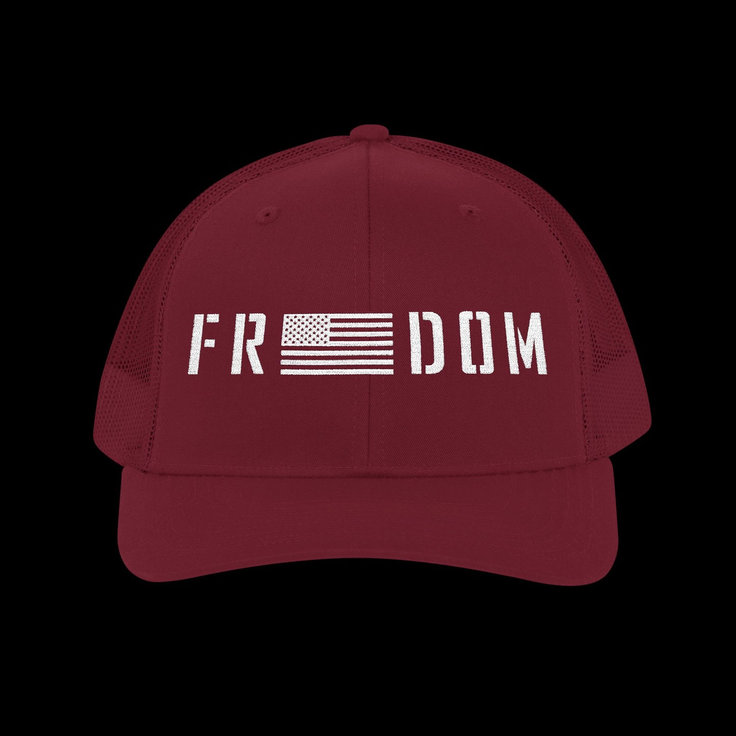 Embroidered "Freedom" Trucker Cap