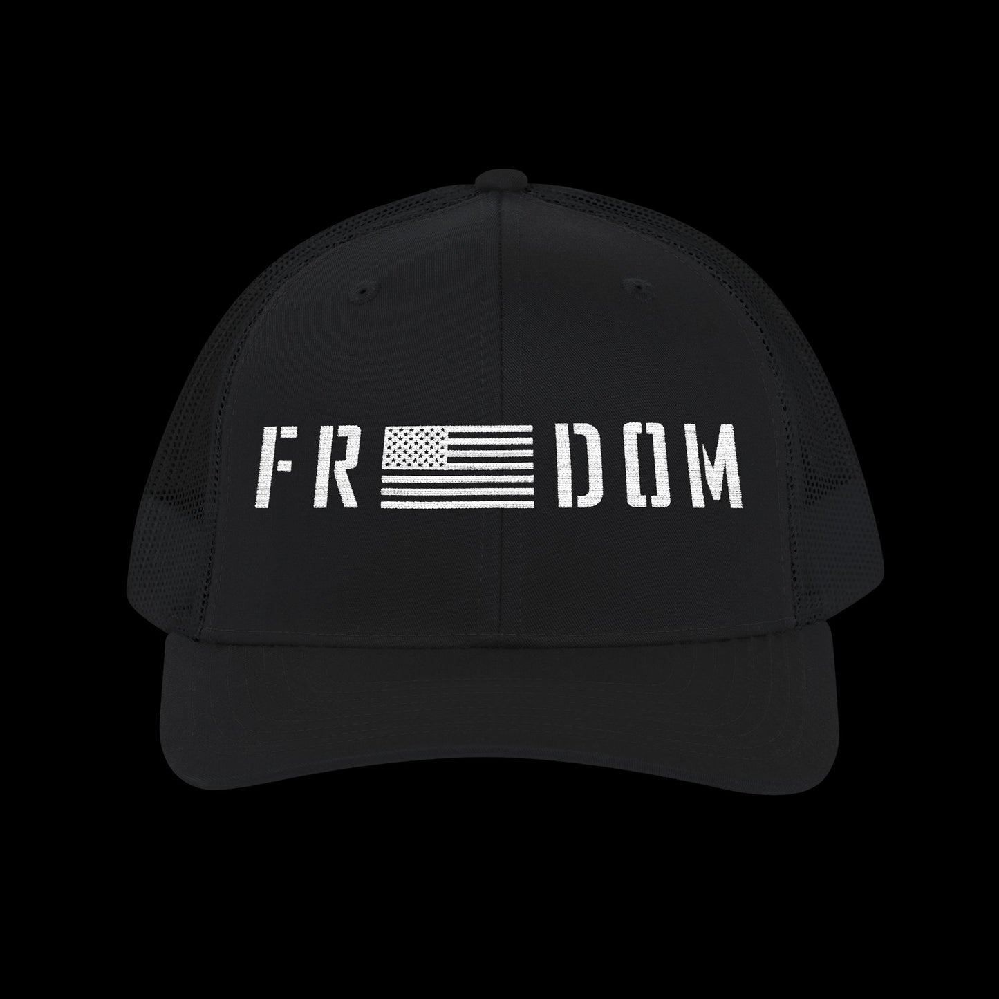 Embroidered "Freedom" Trucker Cap