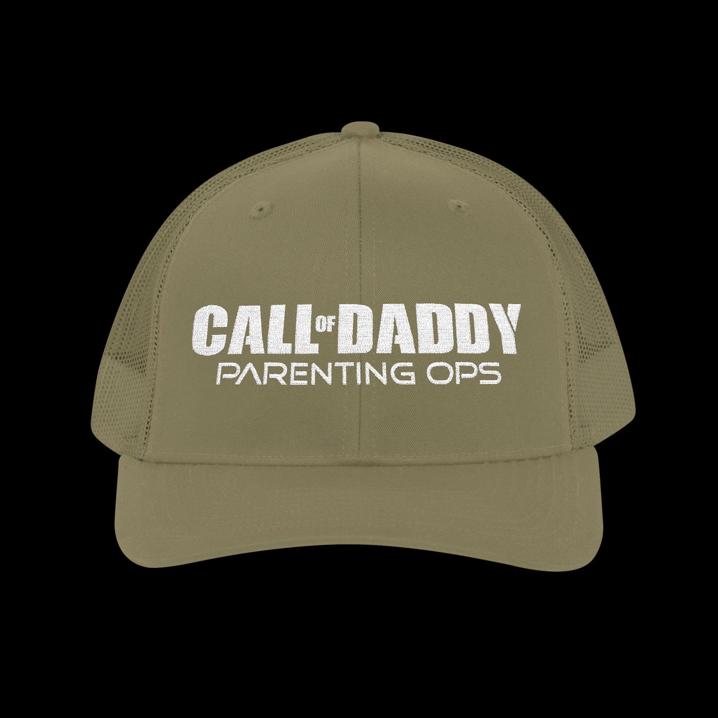 Embroidered "CALL of Daddy – Parenting Ops" Trucker Cap