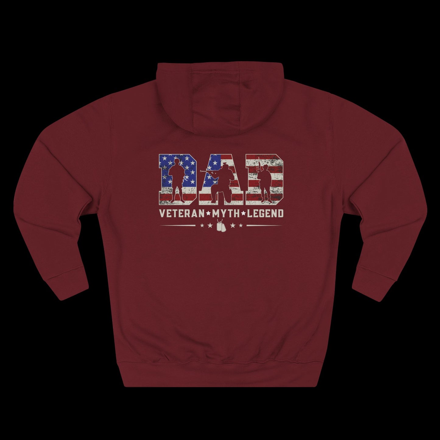 Dad – Veteran, Myth, Legend Hoodie