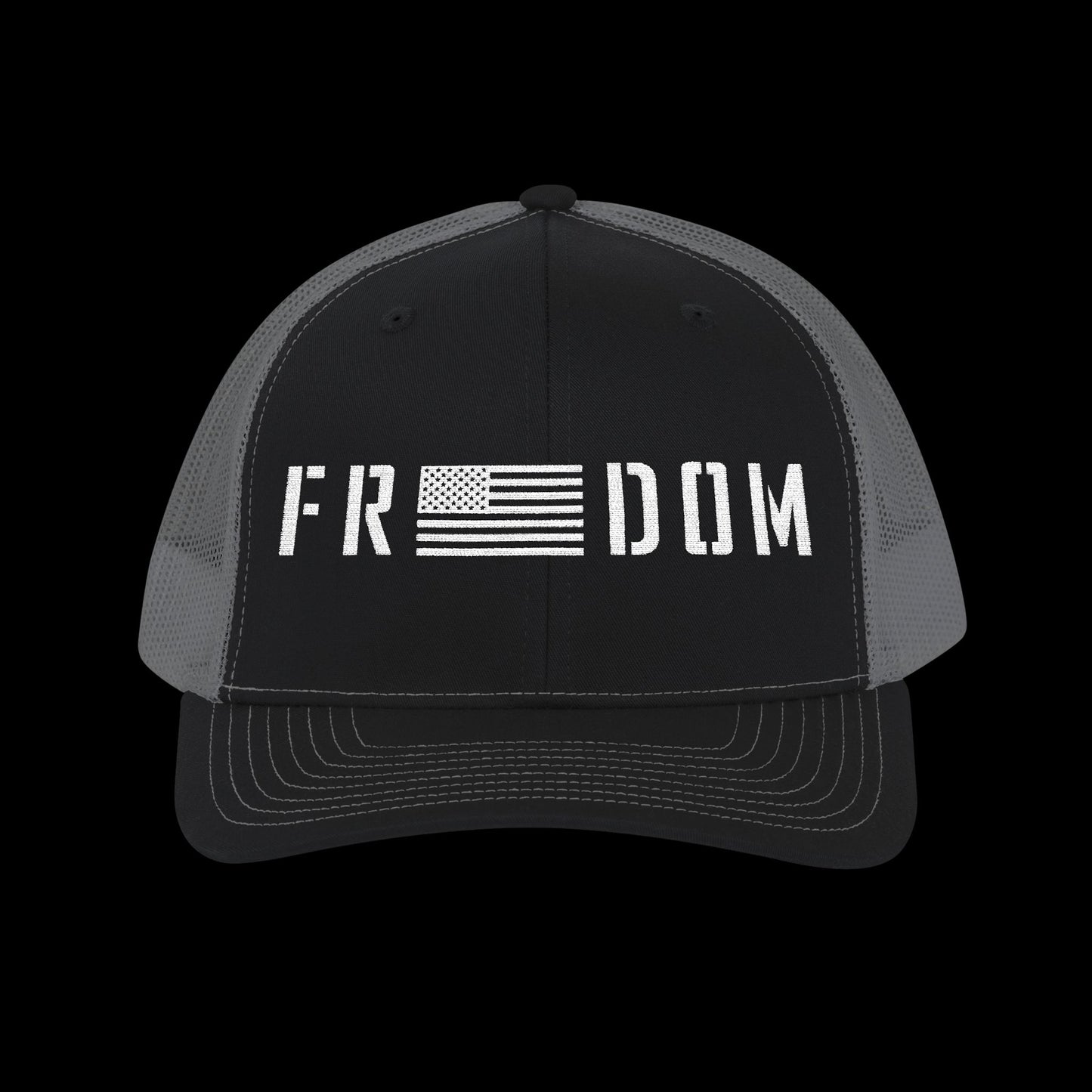 Embroidered "Freedom" Trucker Cap
