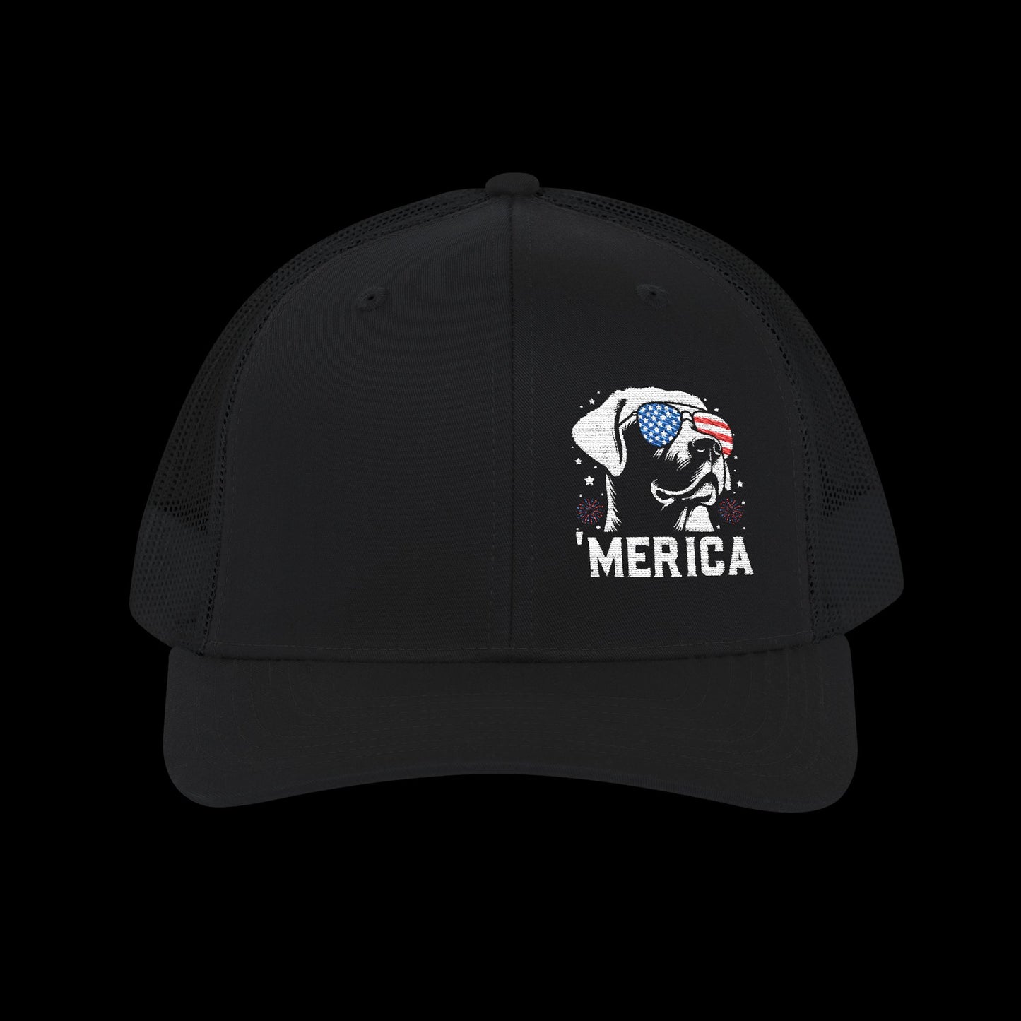 Embroidered "Lab 'Merica" Trucker Cap