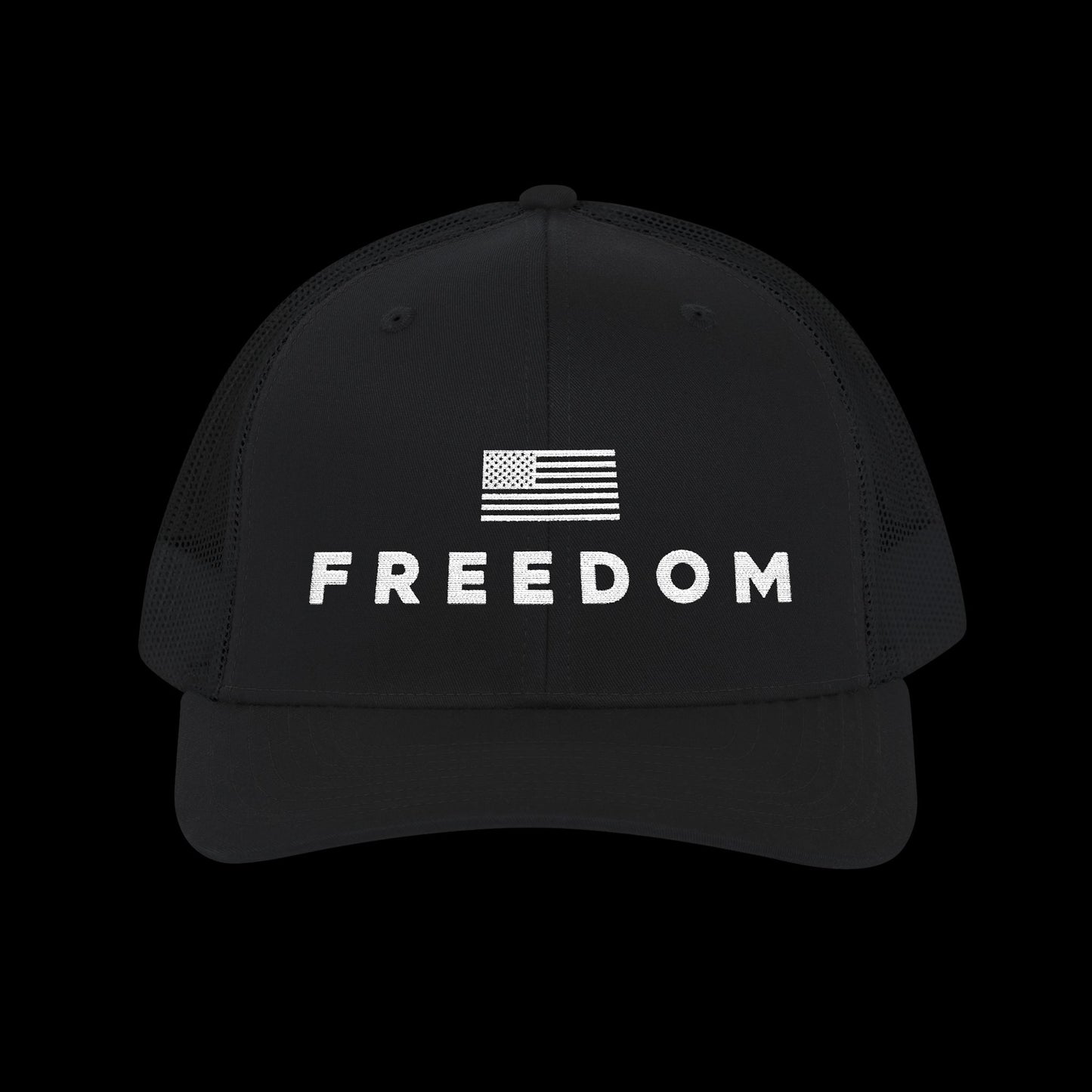 Embroidered Trucker Freedom Cap