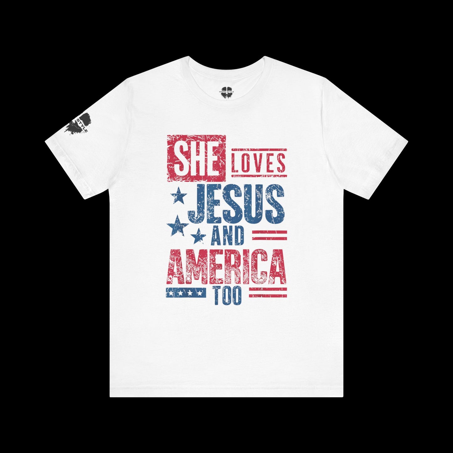 She Loves Jesus and America Tee