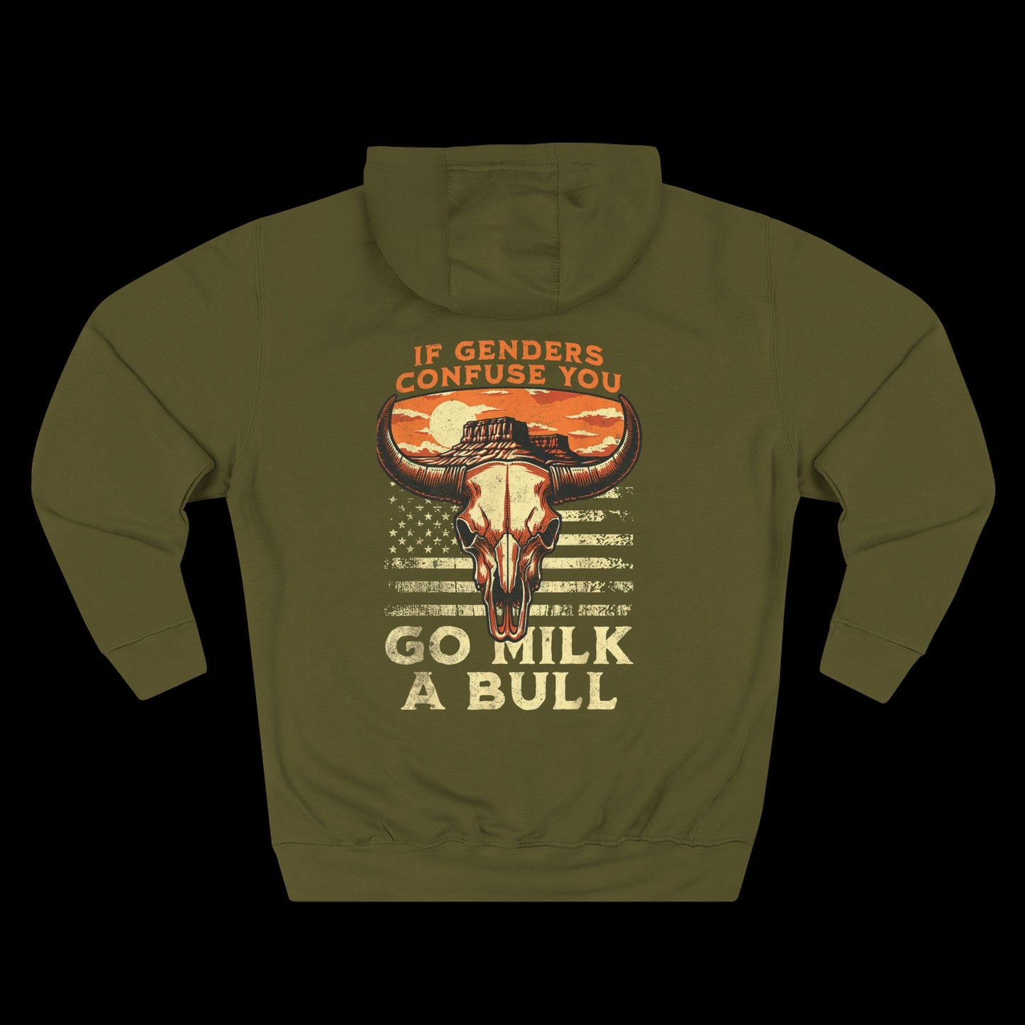 If Genders Confuse You, Milk a Bull Hoodie
