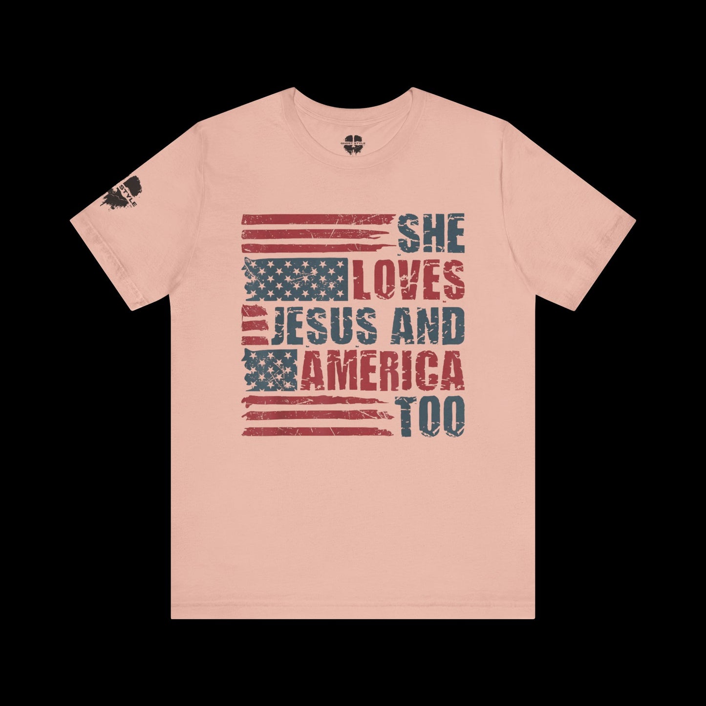 She Loves Jesus and America Tee