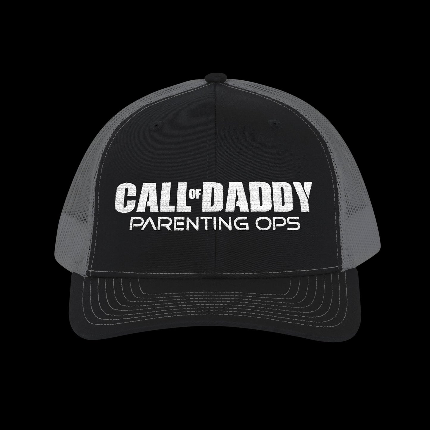 Embroidered "CALL of Daddy – Parenting Ops" Trucker Cap