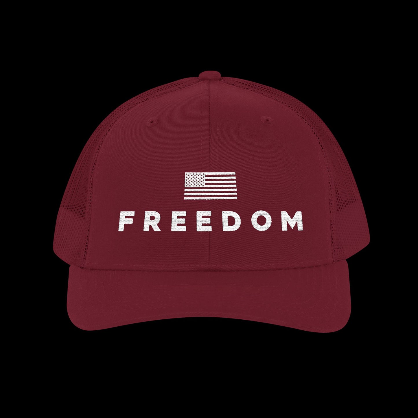 Embroidered Trucker Freedom Cap