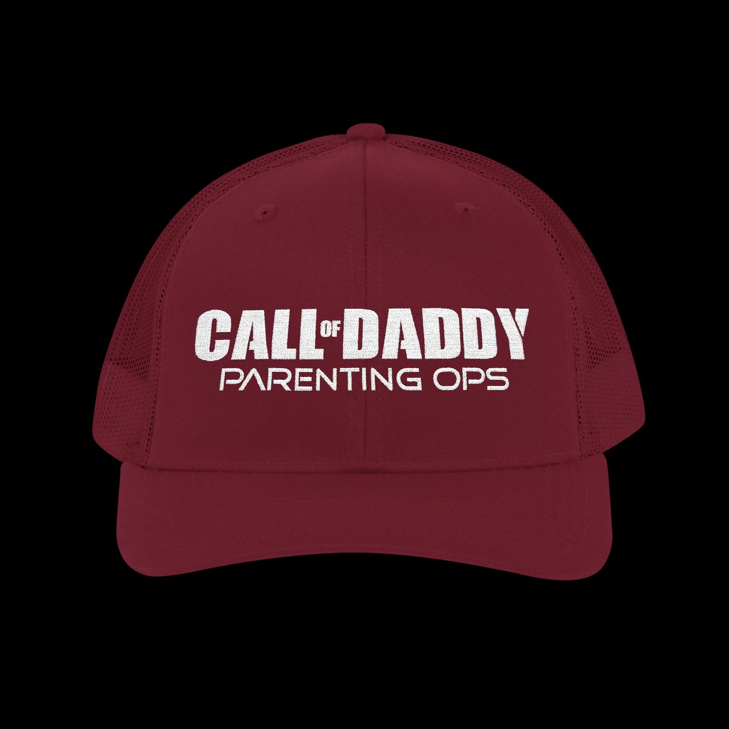 Embroidered "CALL of Daddy – Parenting Ops" Trucker Cap