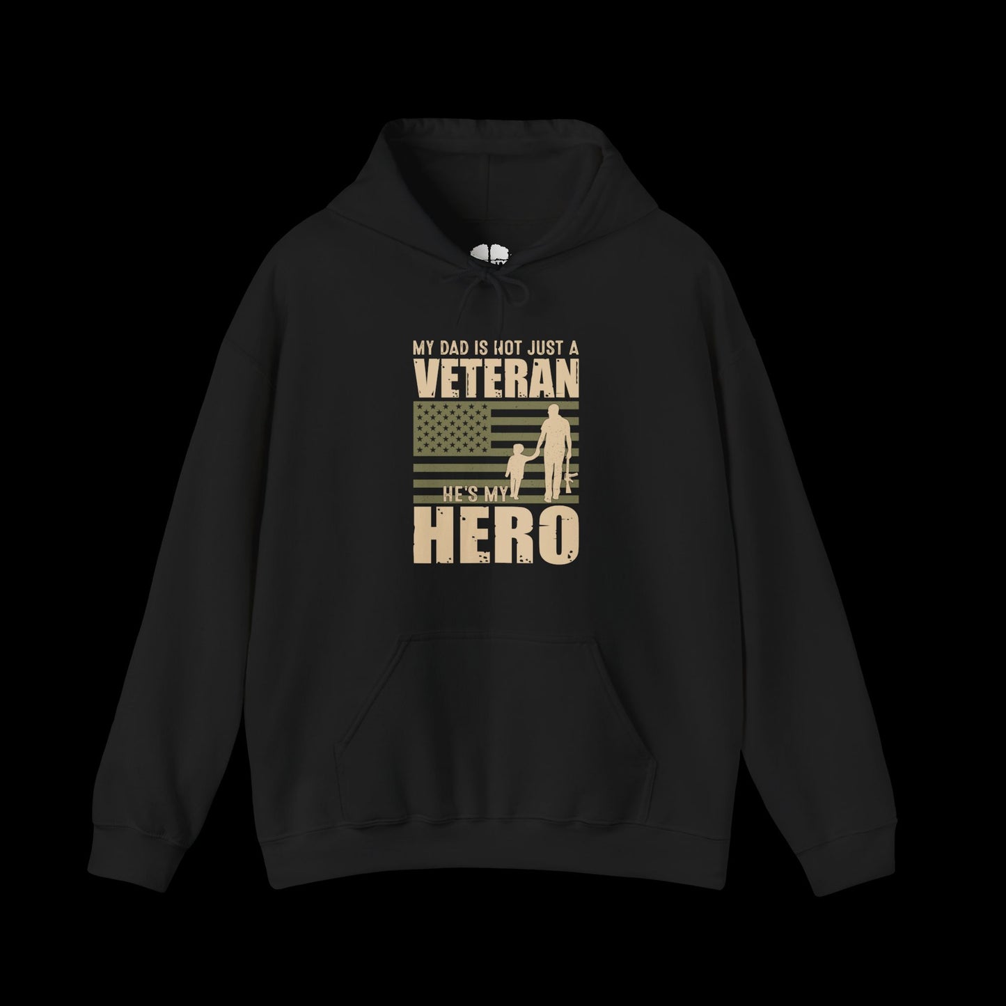 Dad's Hero Veteran Hoodie