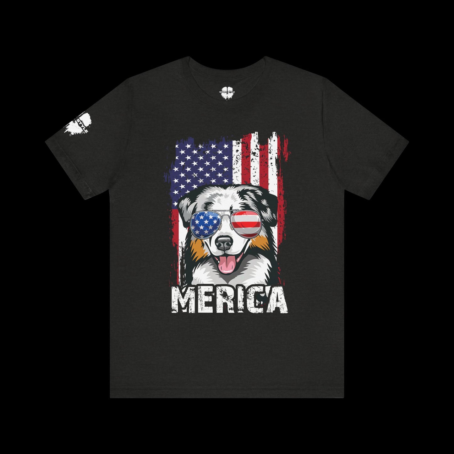 Merica Australian Shepherd Tee