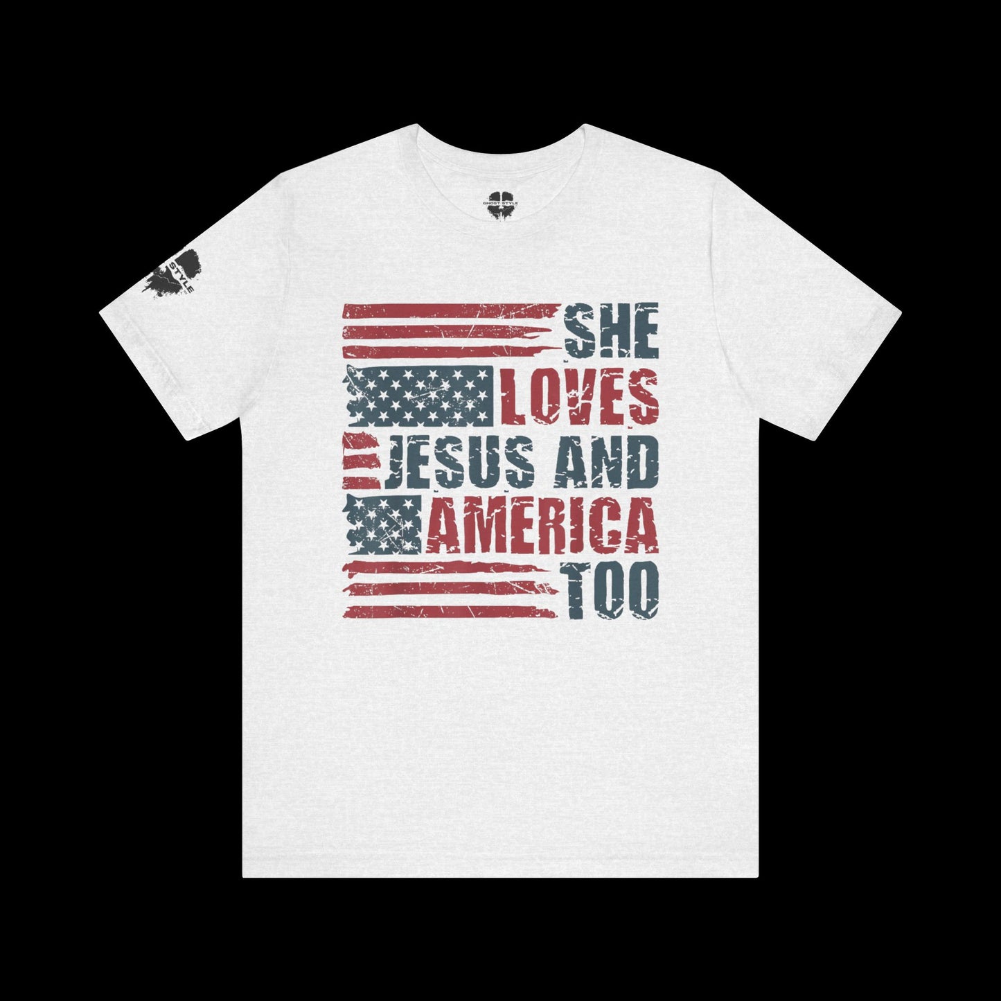She Loves Jesus and America Tee