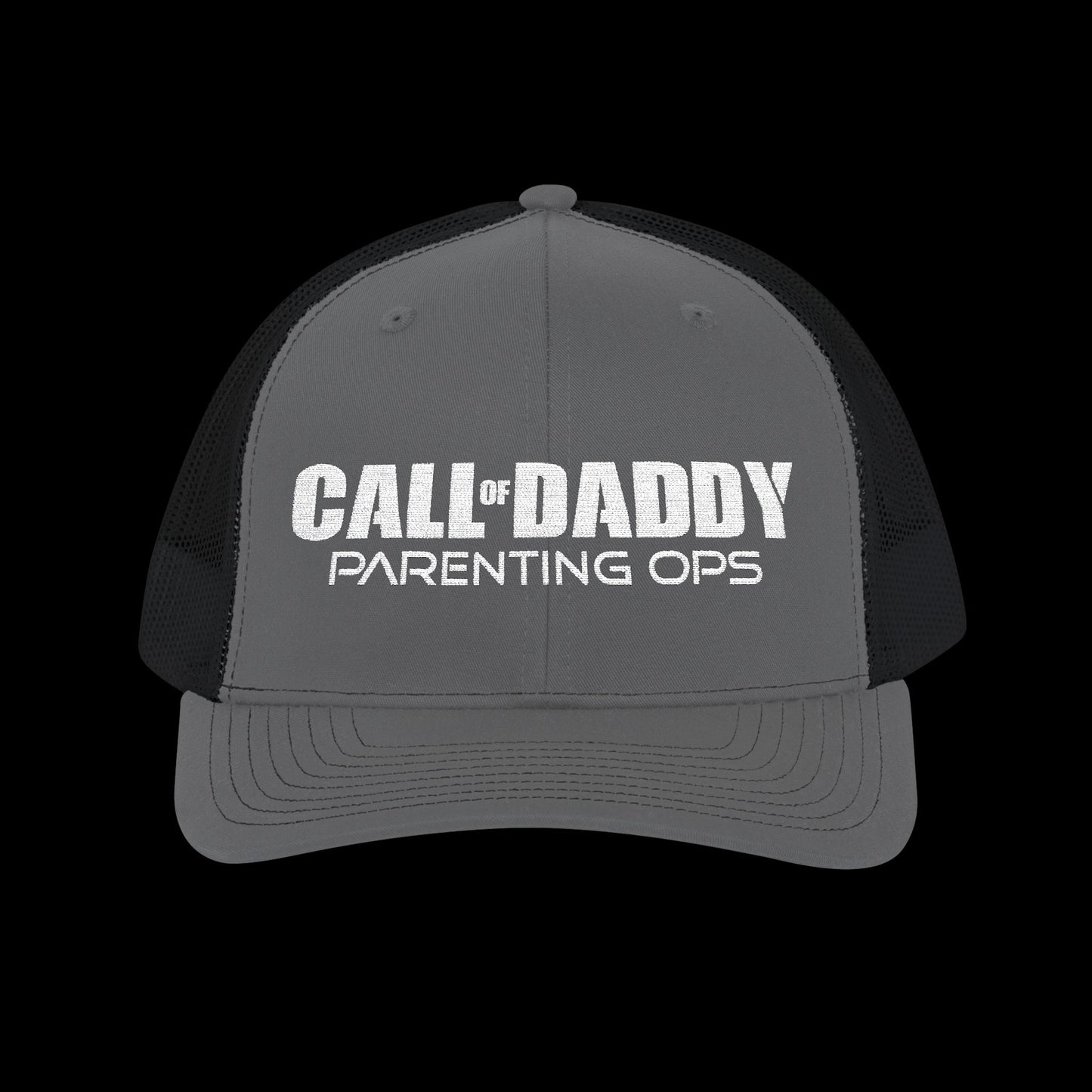 Embroidered "CALL of Daddy – Parenting Ops" Trucker Cap