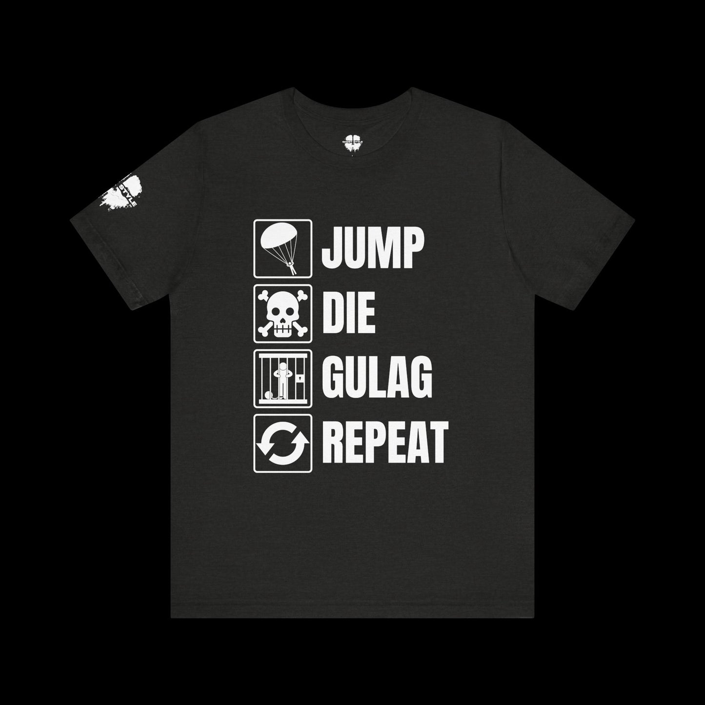 Jump Die Gulag Repeat Tee