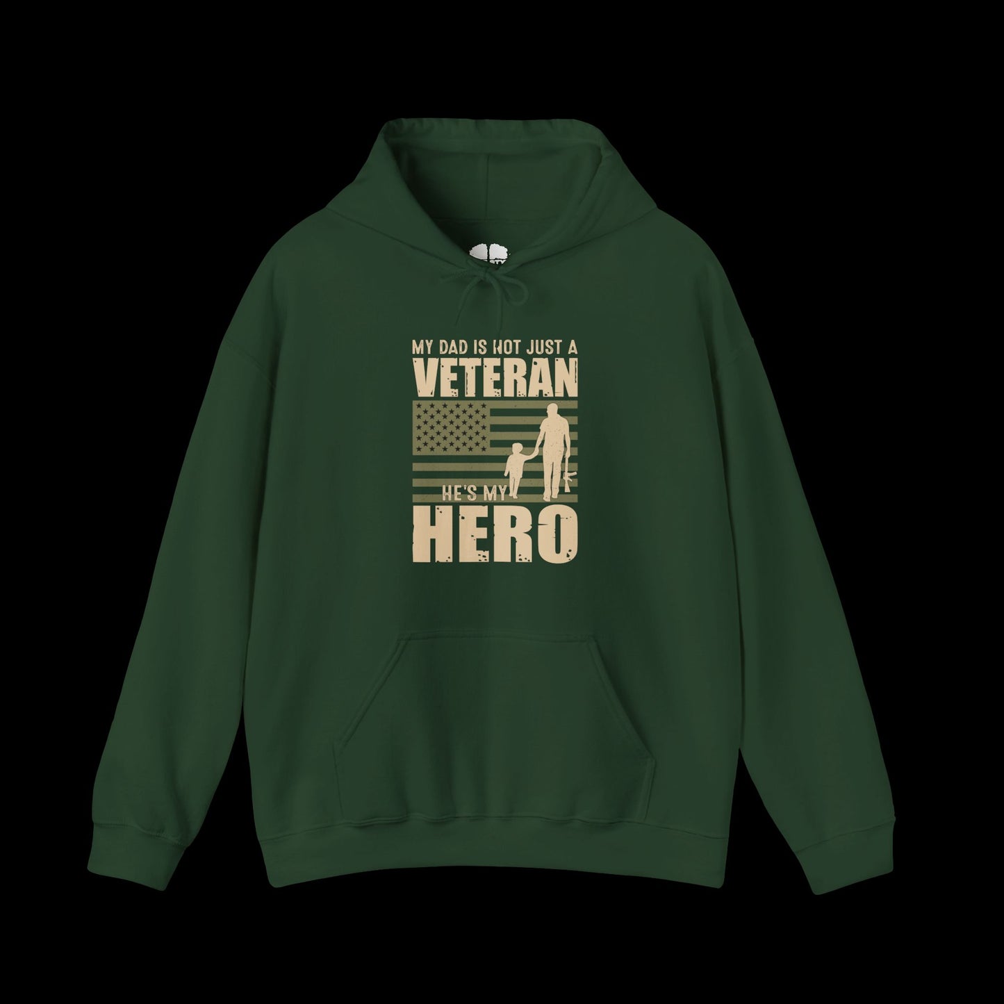 Dad's Hero Veteran Hoodie