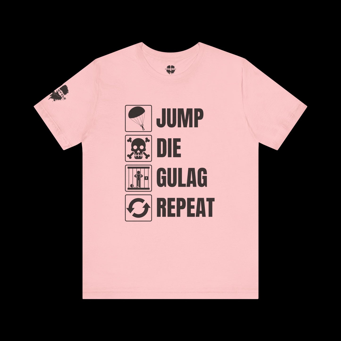 Jump Die Gulag Repeat Tee