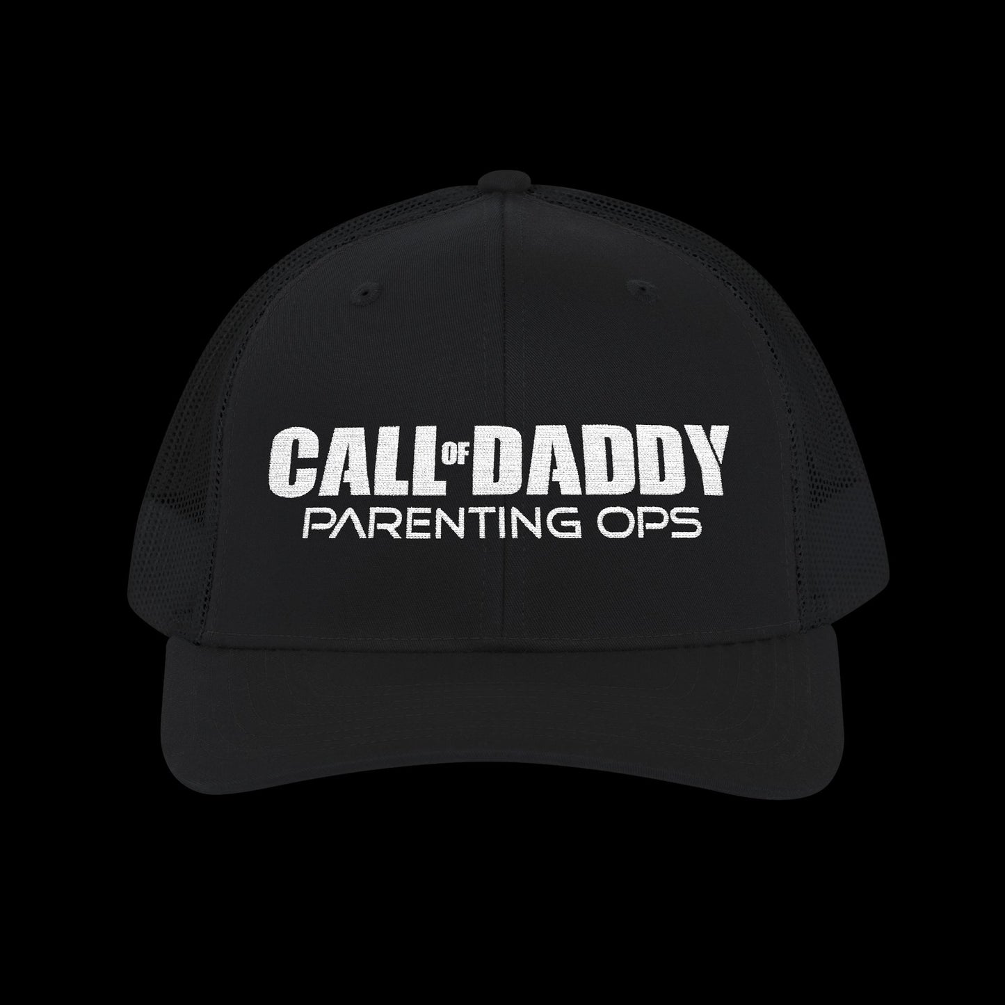 Embroidered "CALL of Daddy – Parenting Ops" Trucker Cap