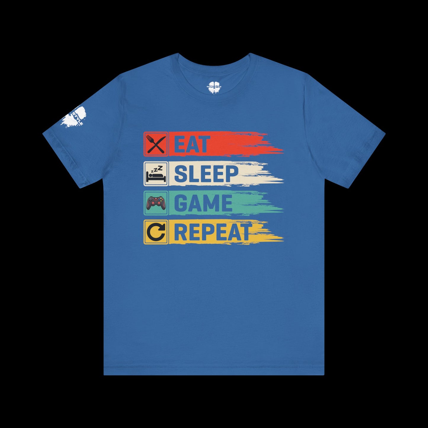 Eat Sleep Game Repeat Tee