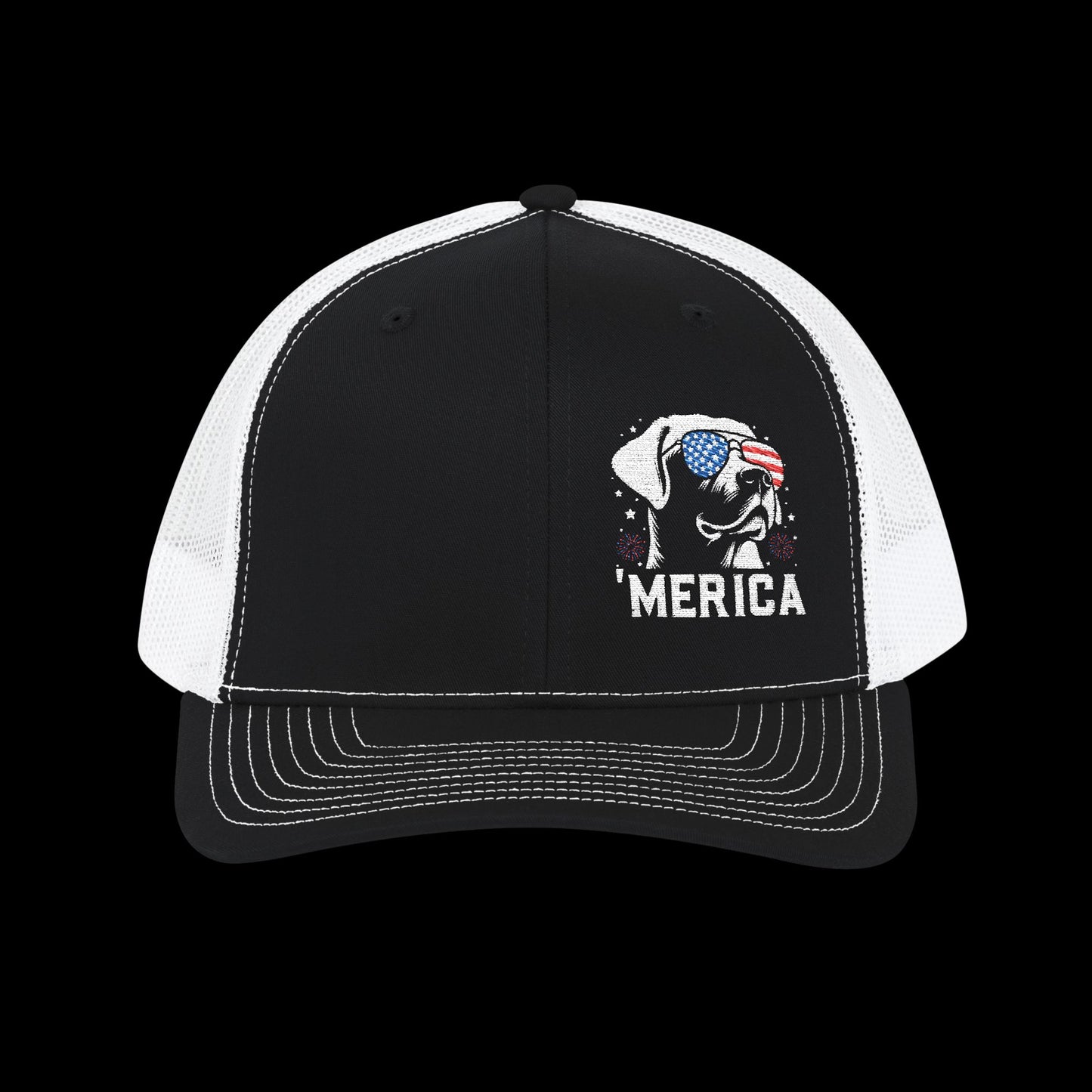 Embroidered "Lab 'Merica" Trucker Cap