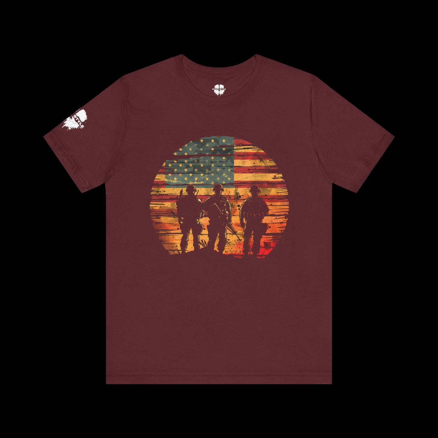 Patriotic Military Tribute Tee