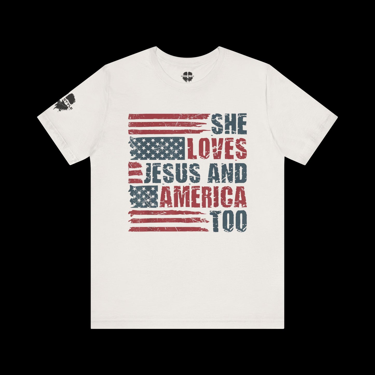 She Loves Jesus and America Tee
