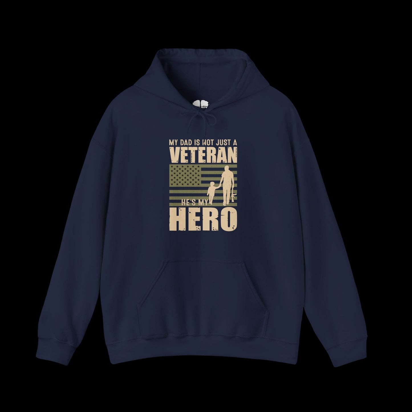 Dad's Hero Veteran Hoodie