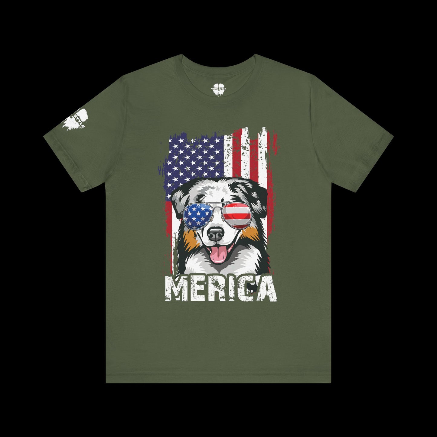 Merica Australian Shepherd Tee