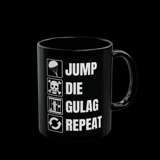 Jump, Die, Gulag, Repeat Mug