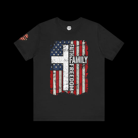 Faith Family Freedom Tee