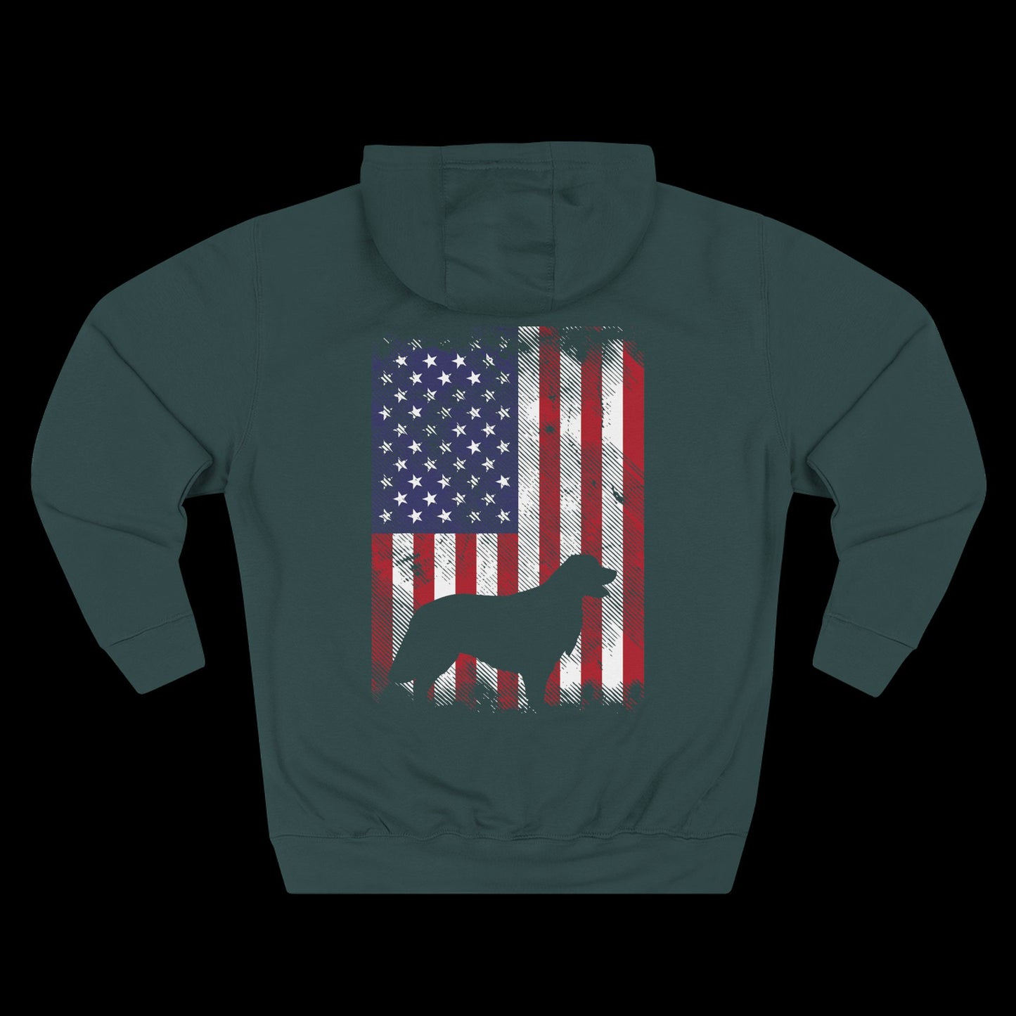 Patriotic Dog Hoodie