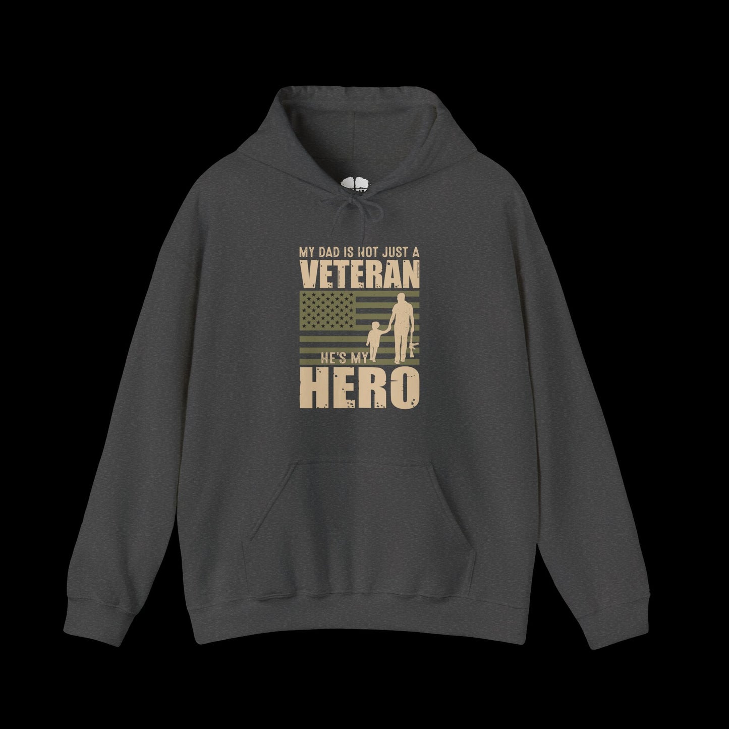 Dad's Hero Veteran Hoodie