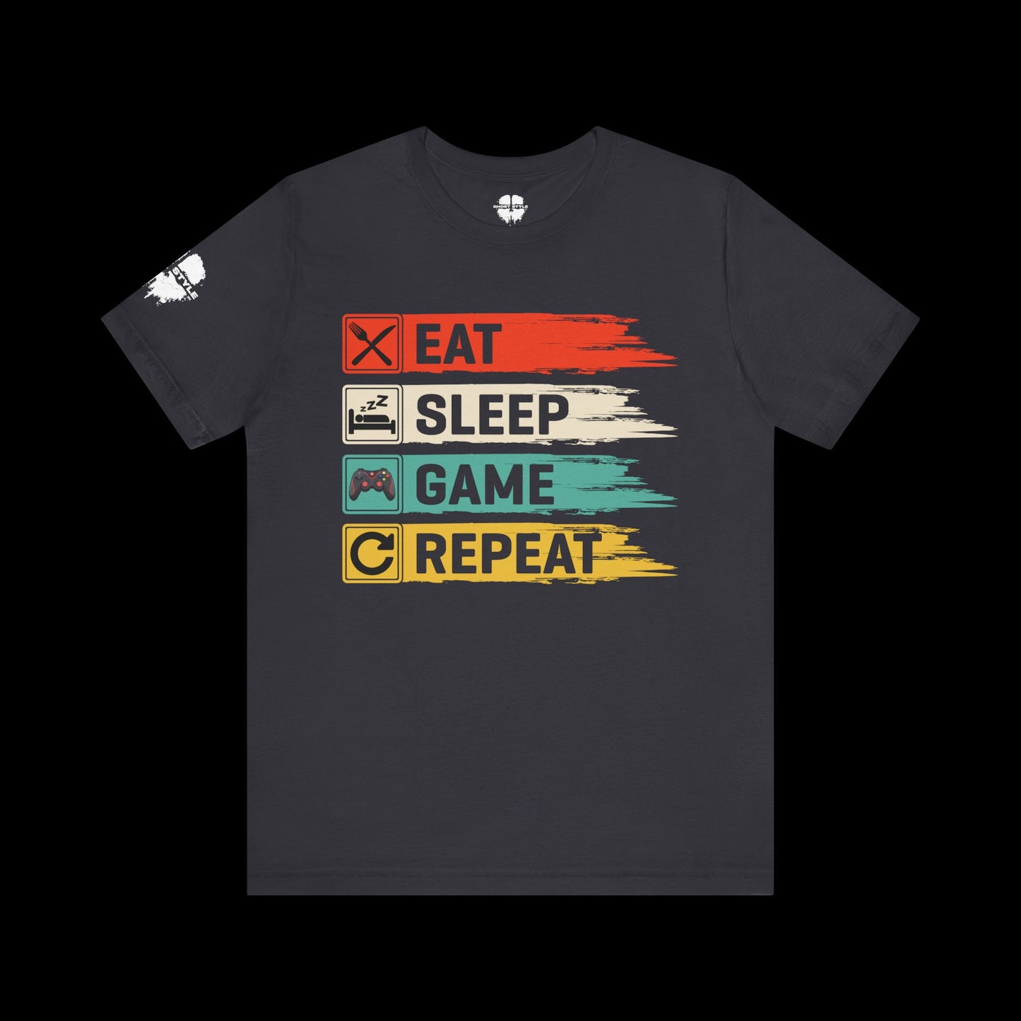 Eat Sleep Game Repeat Tee