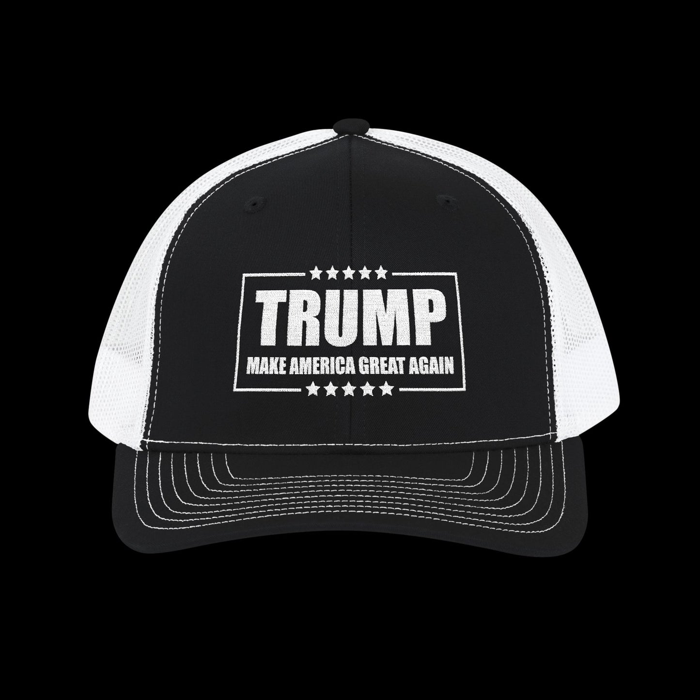 Embroidered "Trump MAGA" Trucker Cap