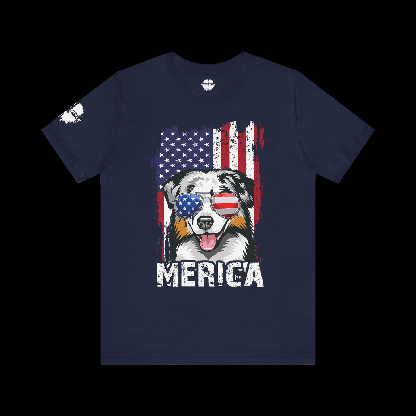 Merica Australian Shepherd Tee