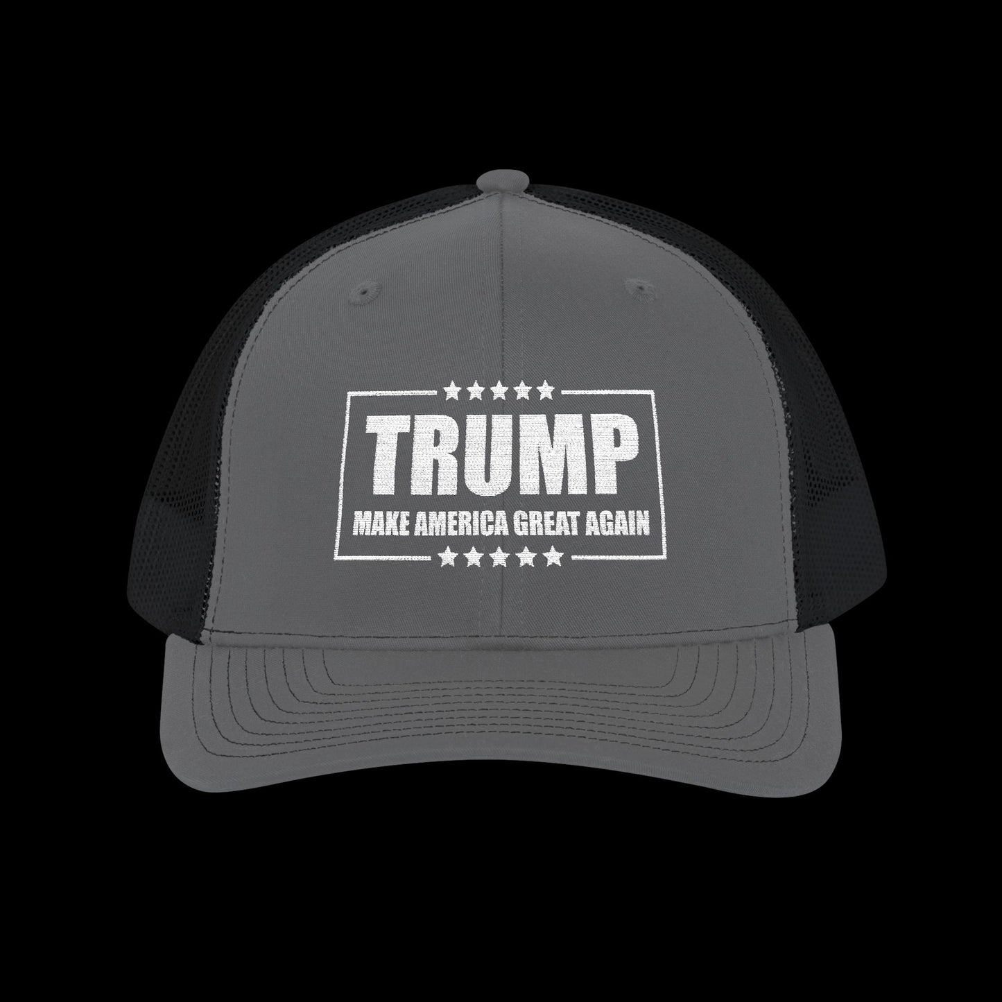 Embroidered "Trump MAGA" Trucker Cap