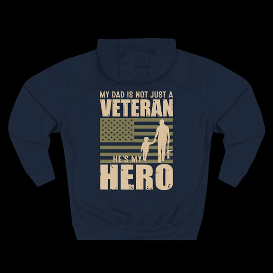 Dad's Hero Veteran Hoodie