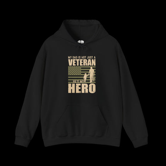 Dad's Hero Veteran Hoodie