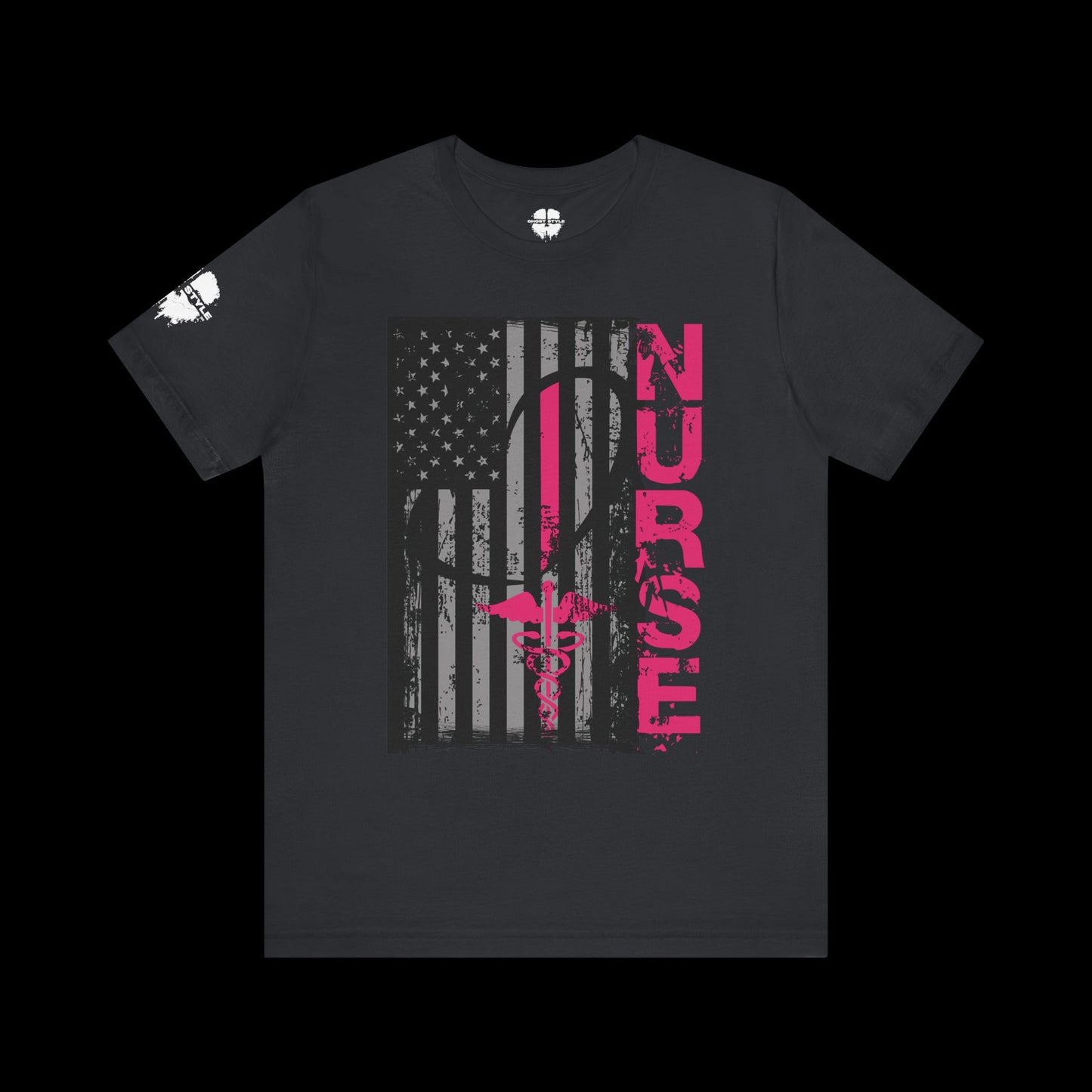 Nurse American Flag Tee