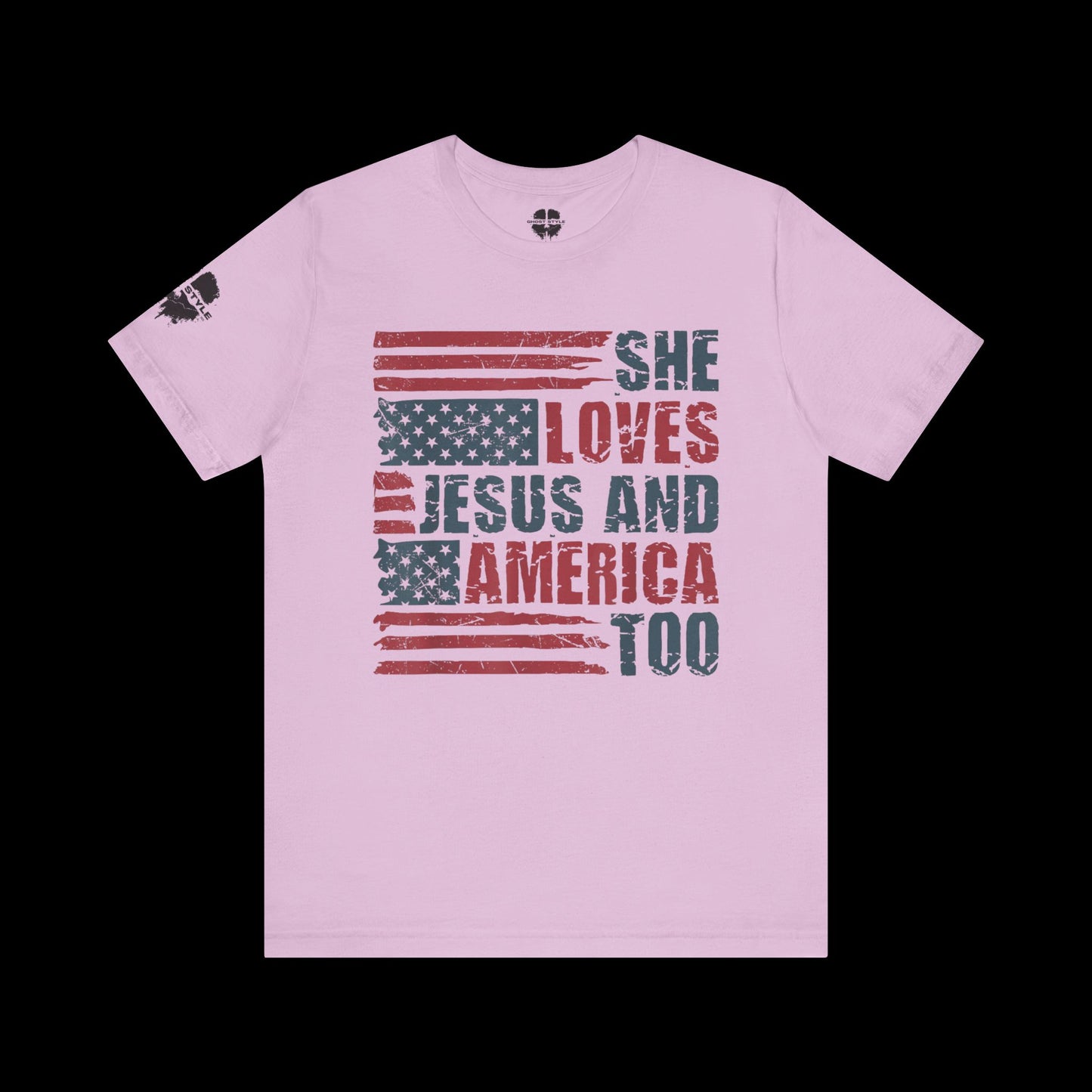 She Loves Jesus and America Tee