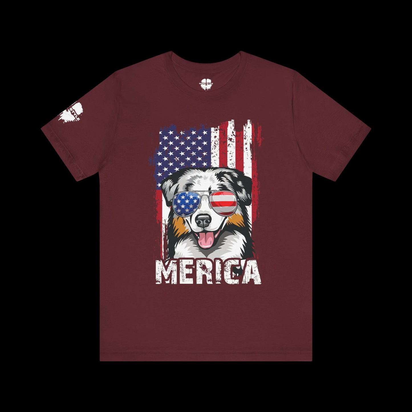 Merica Australian Shepherd Tee