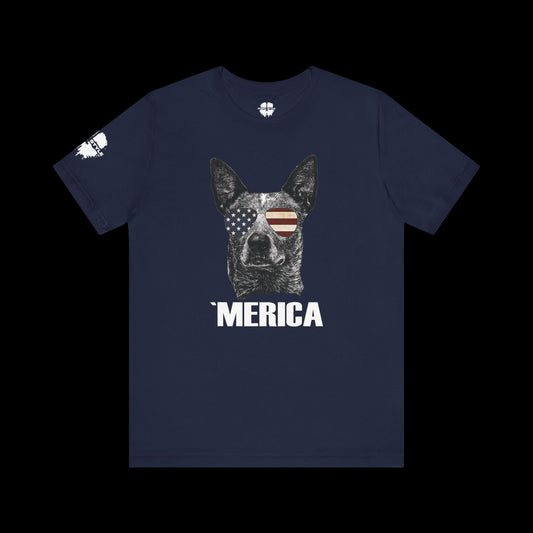 Merica Blue Heeler Tee