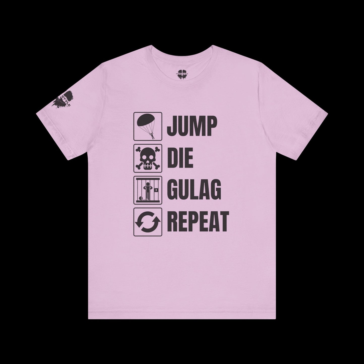Jump Die Gulag Repeat Tee