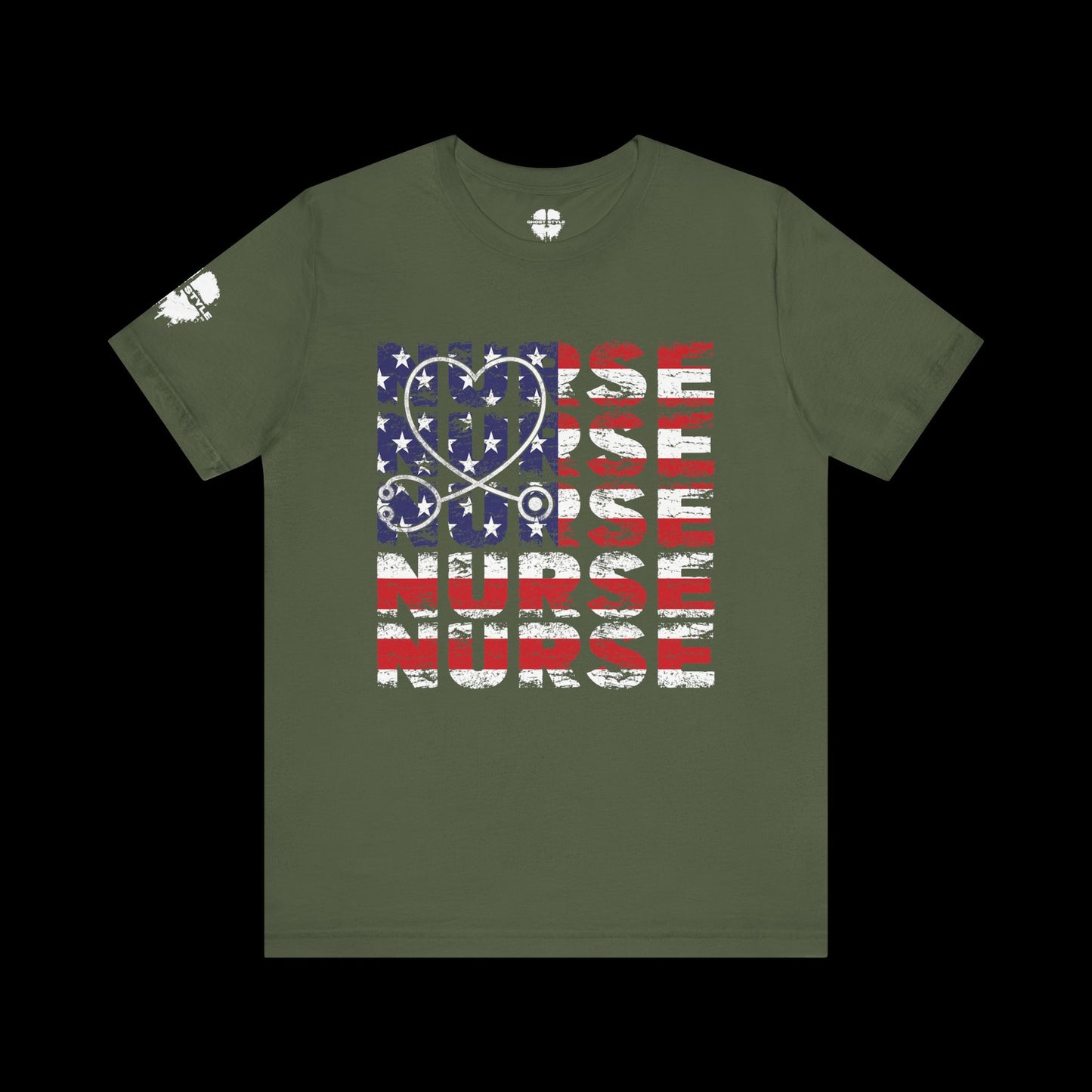 Nurse American Flag