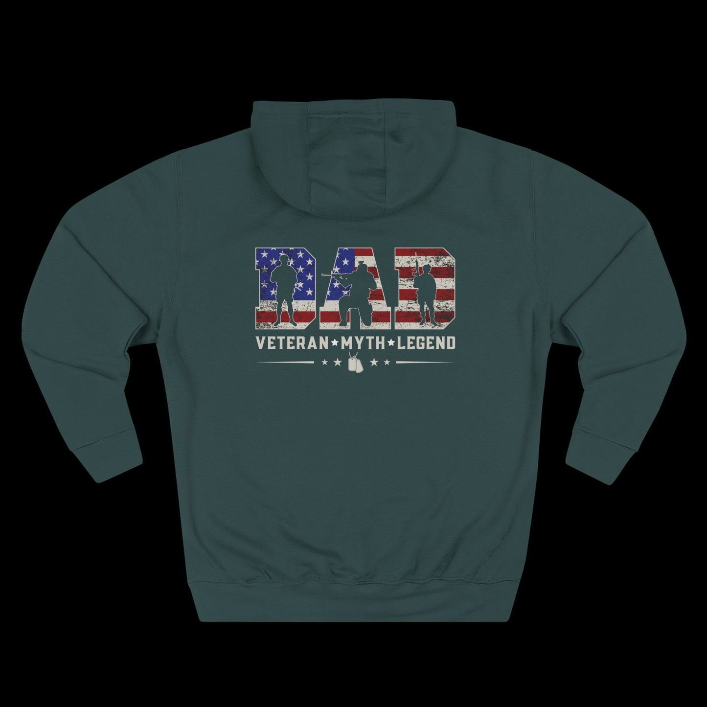 Dad – Veteran, Myth, Legend Hoodie