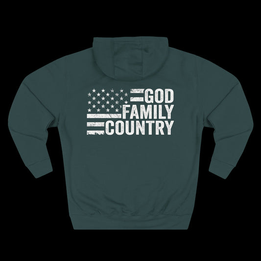 God, Family, Country Hoodie