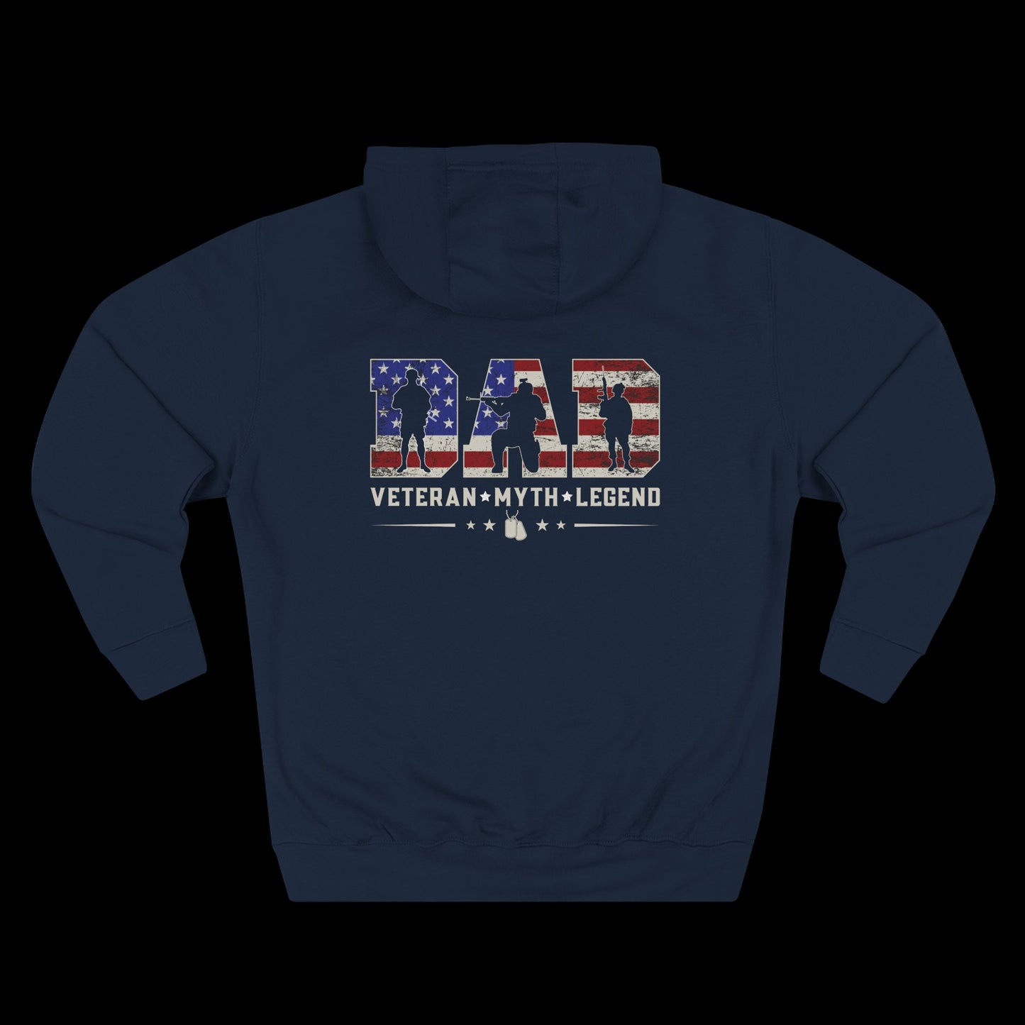 Dad – Veteran, Myth, Legend Hoodie